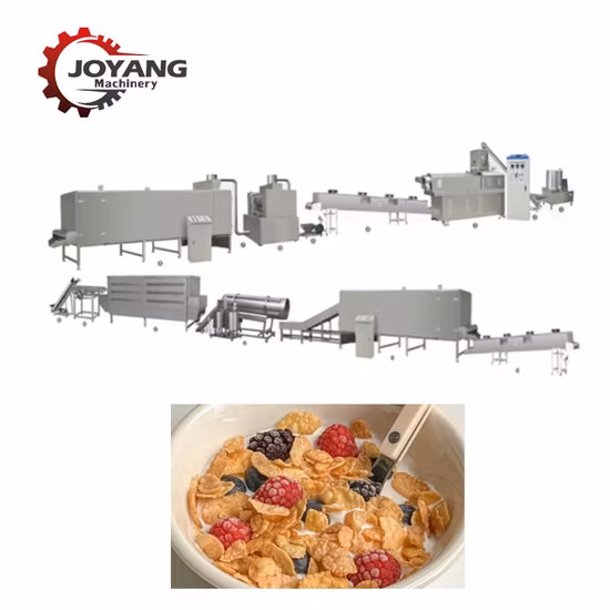 Milho Floco de Milho Frutas Mel Cheerios Loops Anéis Equipamento de Processamento de Cereaks de Café da Manhã
