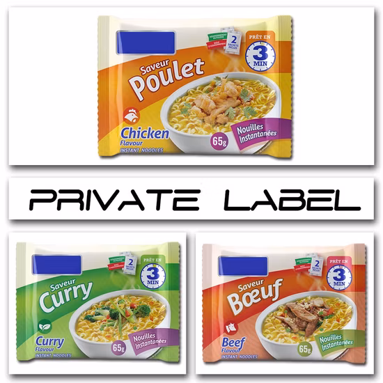 Marca Sinomie Halal Fabricante Chinês Oem Sabor de Frango Ramen Massa Instantânea